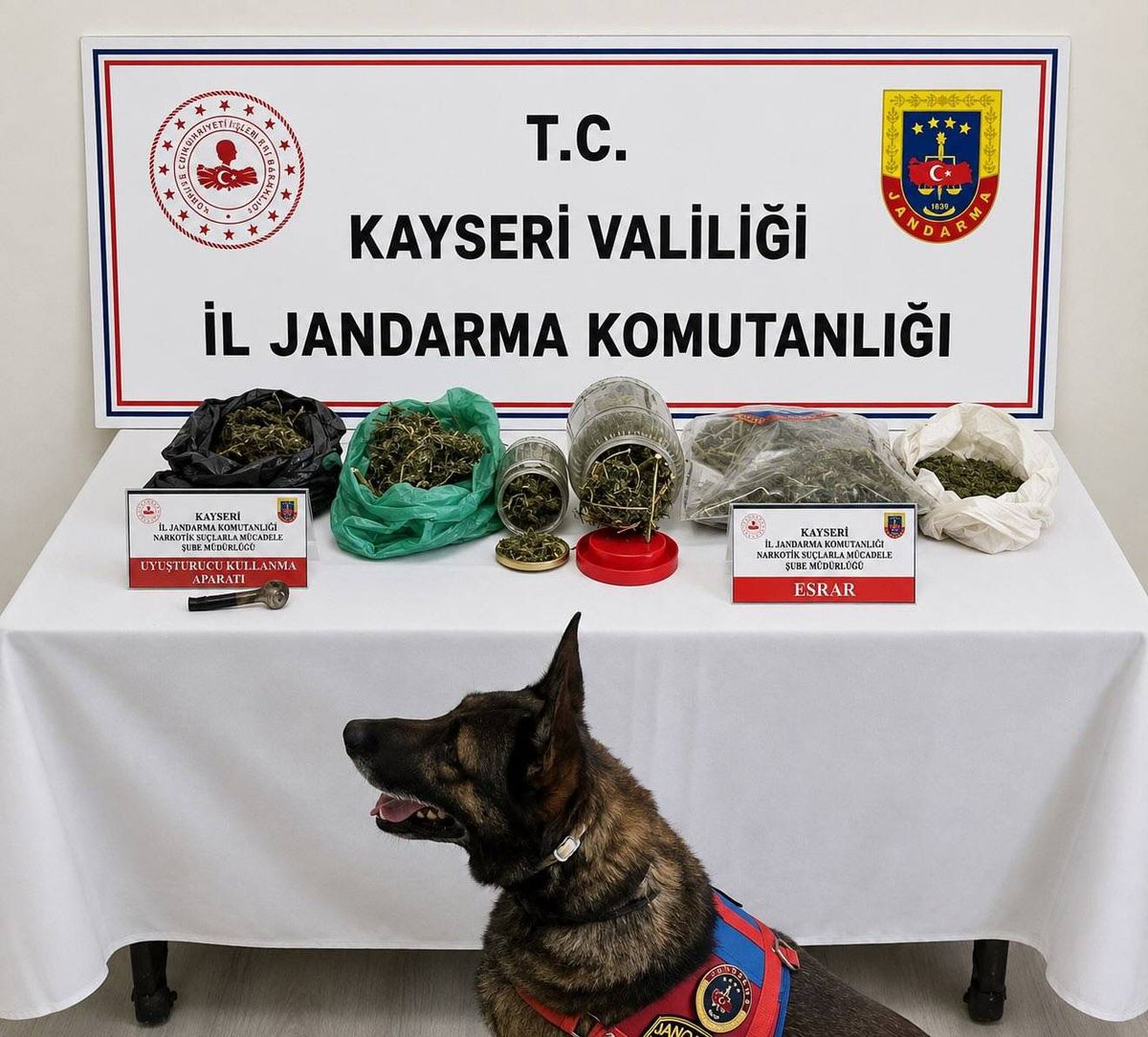 Kayseri'de Jandarma Operasyonu: 1,2 Kilo Uyuşturucu Ele Geçirildi