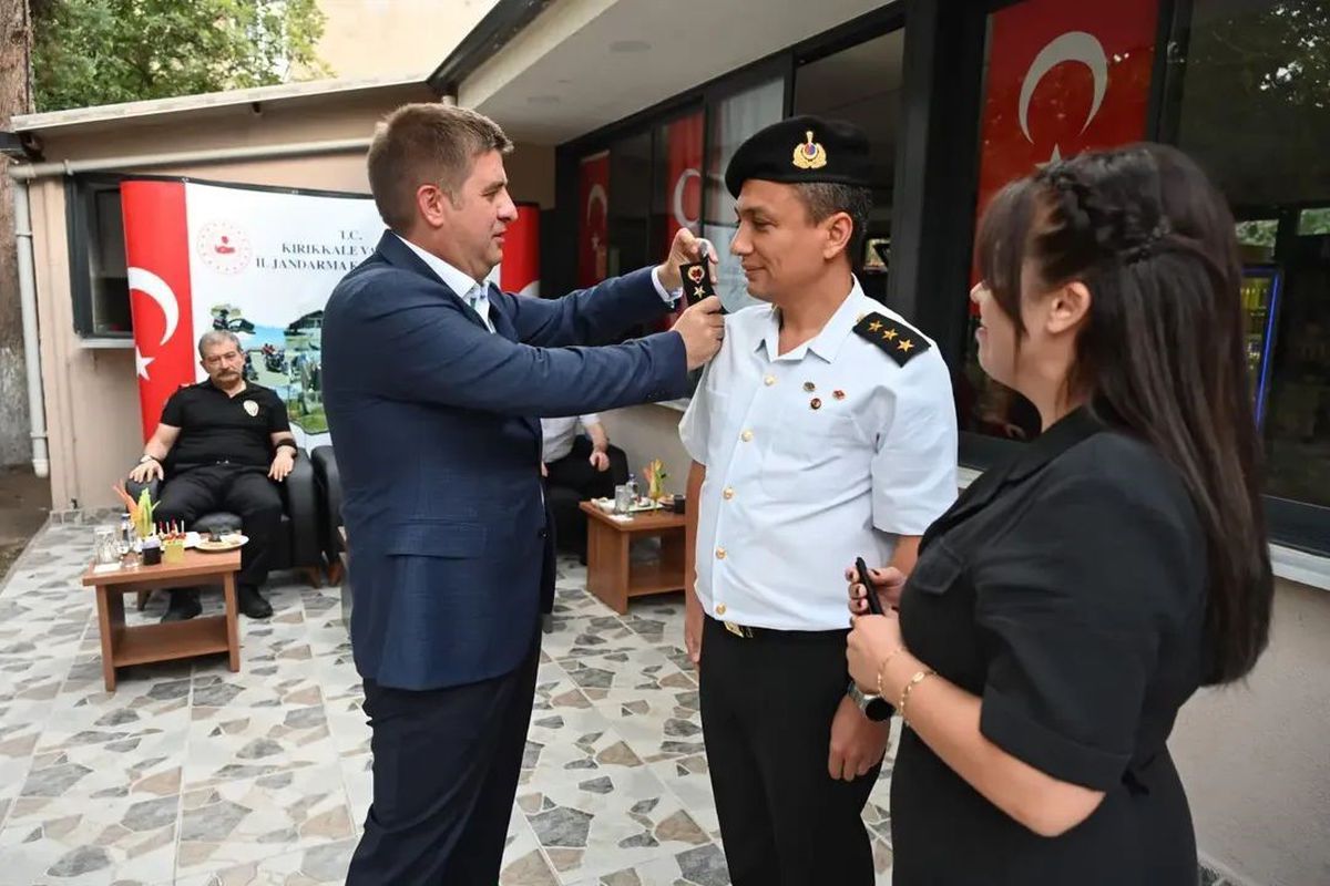 Kırıkkale'de Jandarma Personeline Rütbe Terfi Töreni