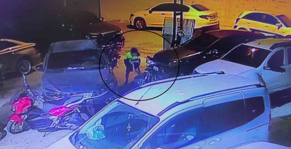 Hatay'da 14 Yaşındaki Hırsız Motosikleti Pusuya Yatarak Çaldı