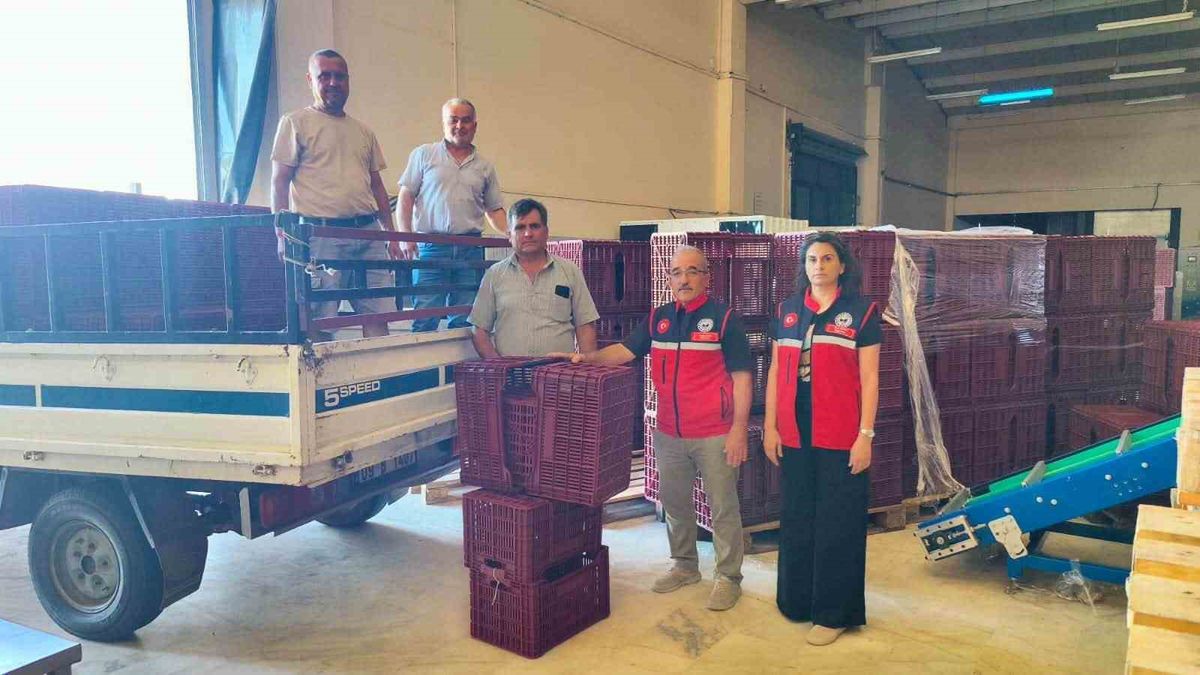Nazilli’de incir üreticilerine yüzde 50 hibeli depolama kasası dağıtımı