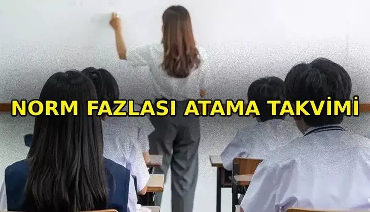 Norm fazlası öğretmen atama takvimi başladı