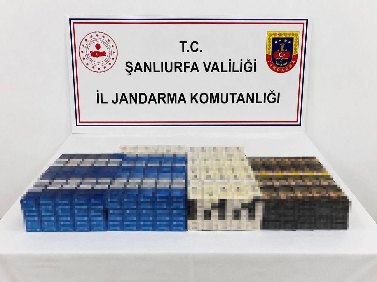 Şanlıurfa'da Kaçakçılık Operasyonu: Binlerce Paket Sigara Ele Geçirildi