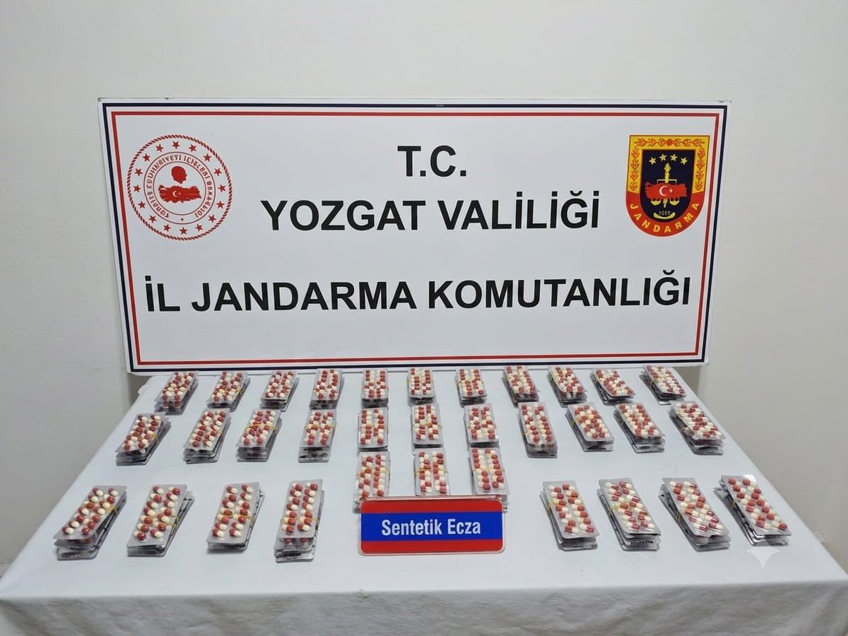 Yozgat'ta Uyuşturucu Operasyonu: 1848 Hap Ele Geçirildi