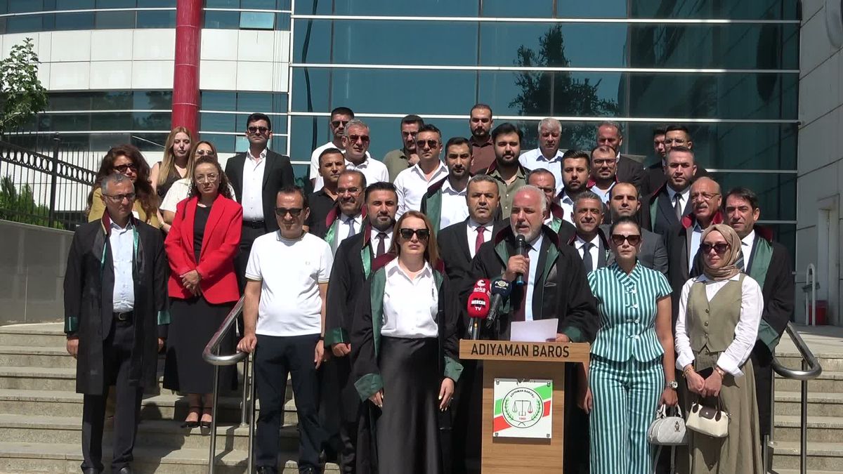 Adıyaman Barosu Başkanı Doğan: 'Hukuka duyulan güven de yeniden inşa edilmeli'