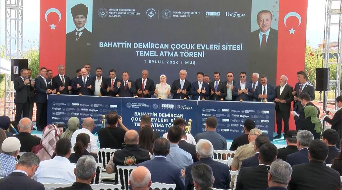 Muş'ta Çocuk Evleri Sitesi Temeli Atıldı