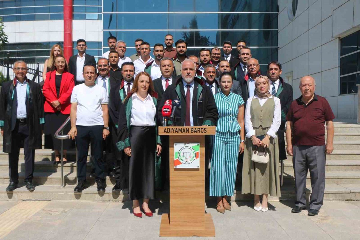 Adıyaman Barosu: Yargıya Güven Yeniden İnşa Edilmeli