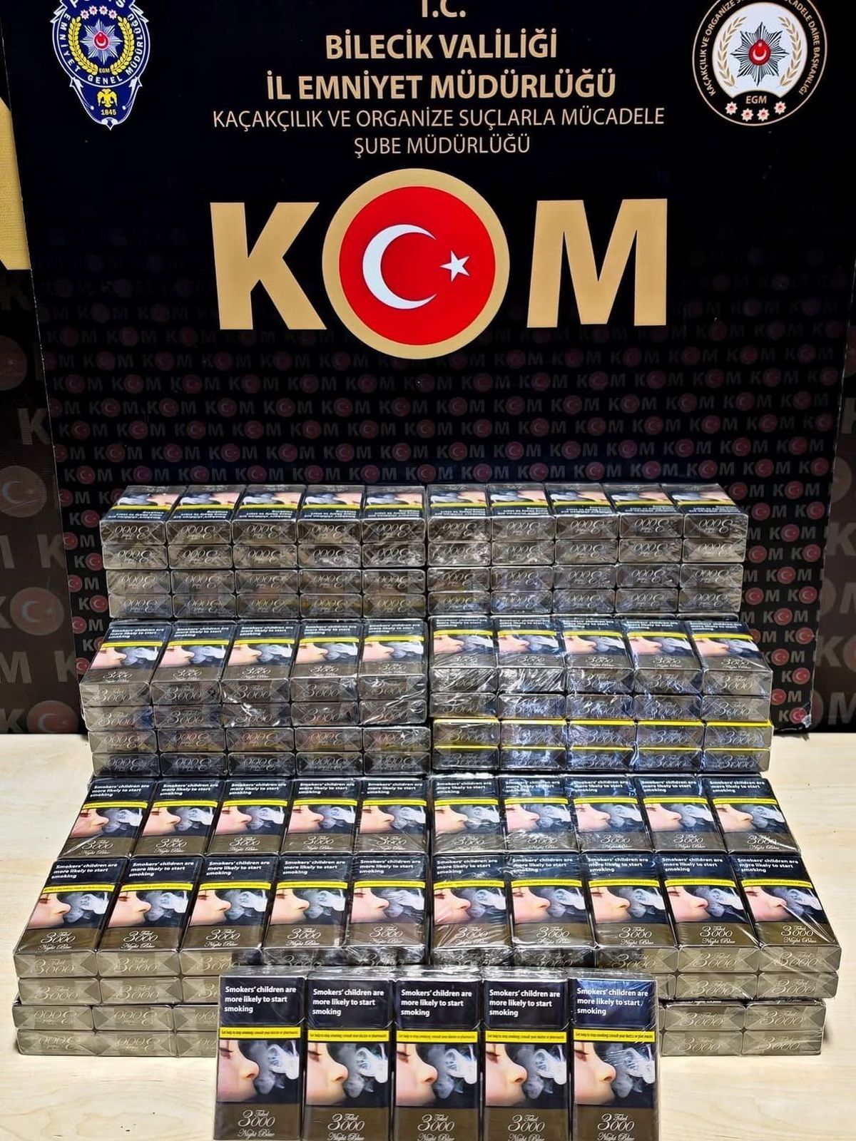 Bilecik'te kaçak sigara operasyonu: 290 paket ele geçirildi