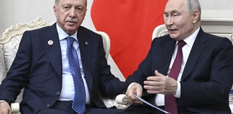 Cumhurbaşkanı Erdoğan ile Rusya Devlet Başkanı Putin Bişkek'te görüştü