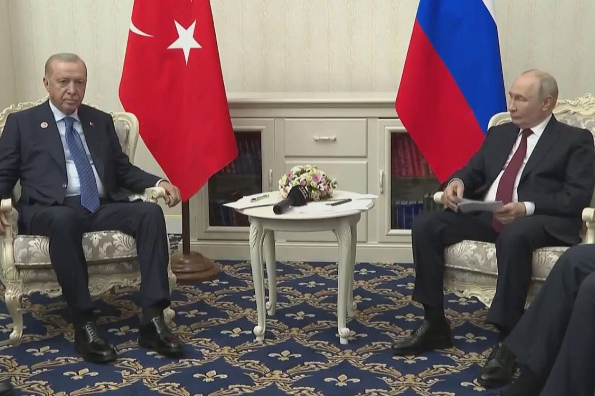 Cumhurbaşkanı Erdoğan ile Rusya Devlet Başkanı Putin'in görüşmesi başladı