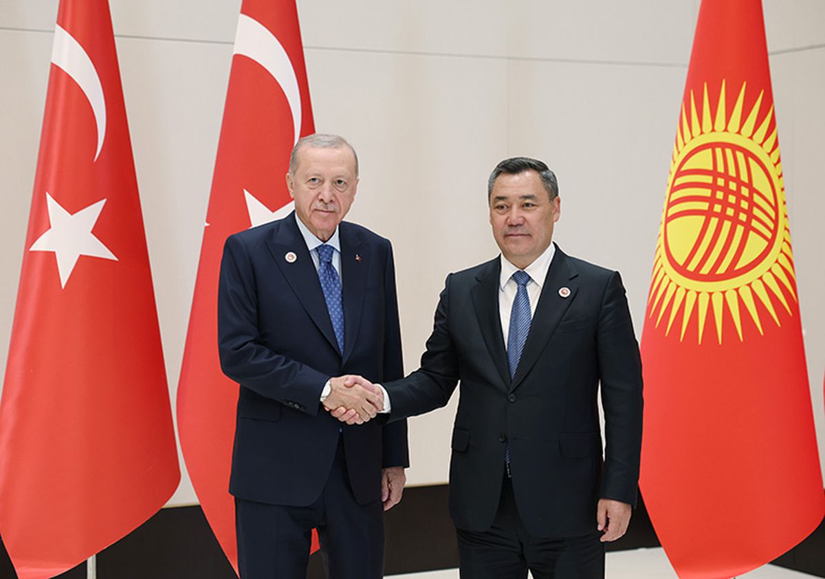 Erdoğan ve Caparov Bişkek'te Görüştü