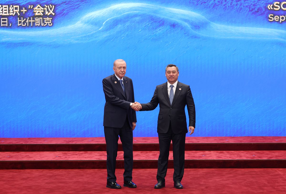 Erdoğan, Bişkek'te Şanghay İşbirliği Örgütü Zirvesi'ne Katıldı