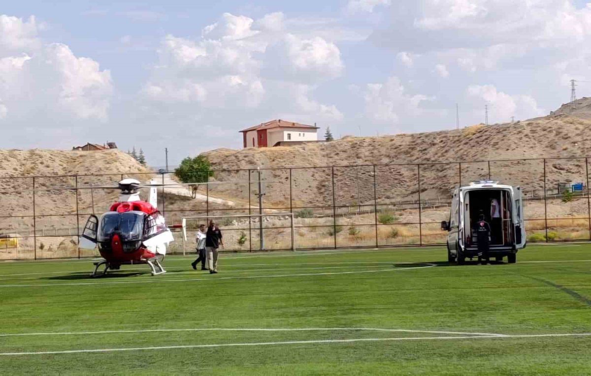 97 Yaşındaki Hasta Hava Ambulansıyla Malatya'ya Sevk Edildi
