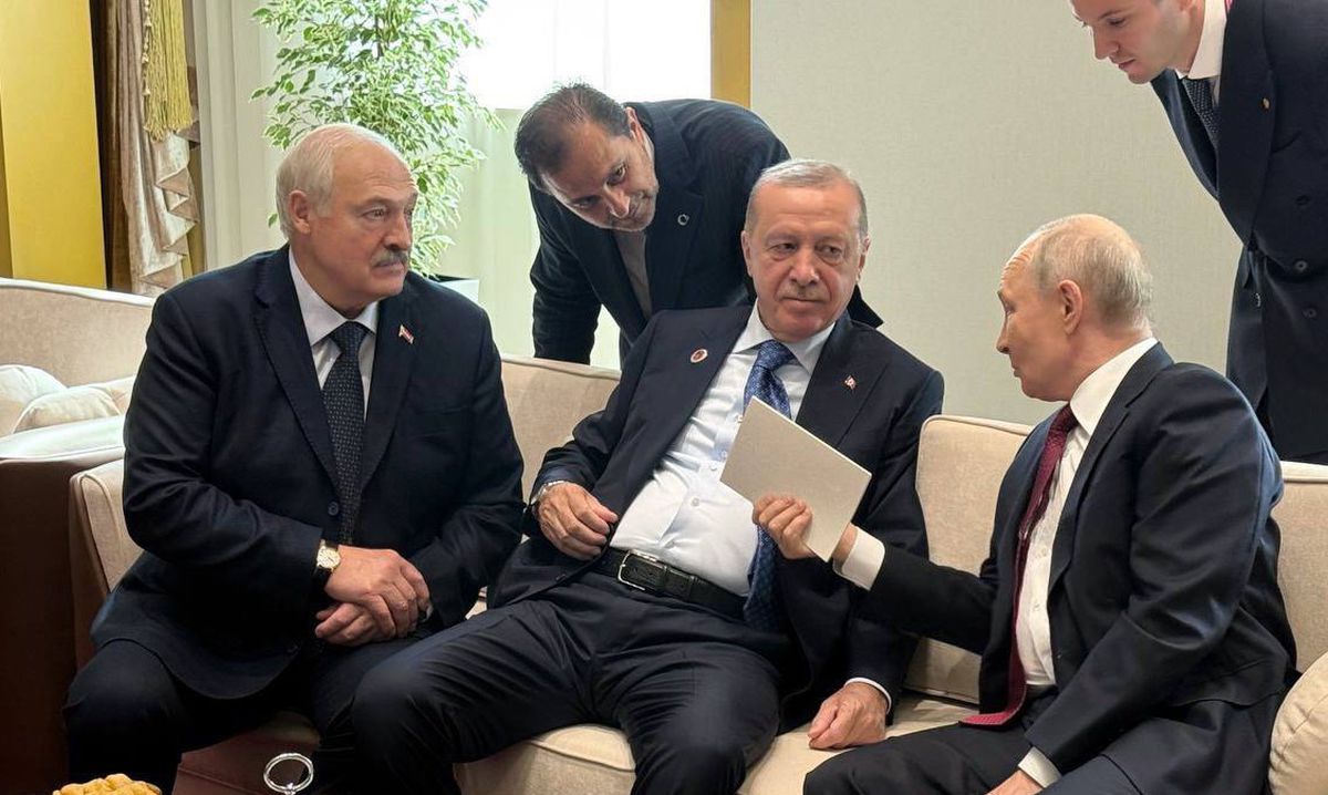 Erdoğan, Putin ve Lukaşenko Bişkek'te Buluştu
