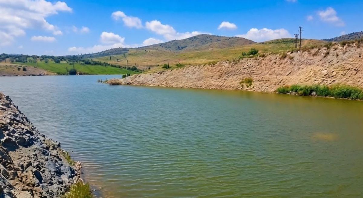 Kilis'te yağışlarla gölet ve akarsularda su seviye…