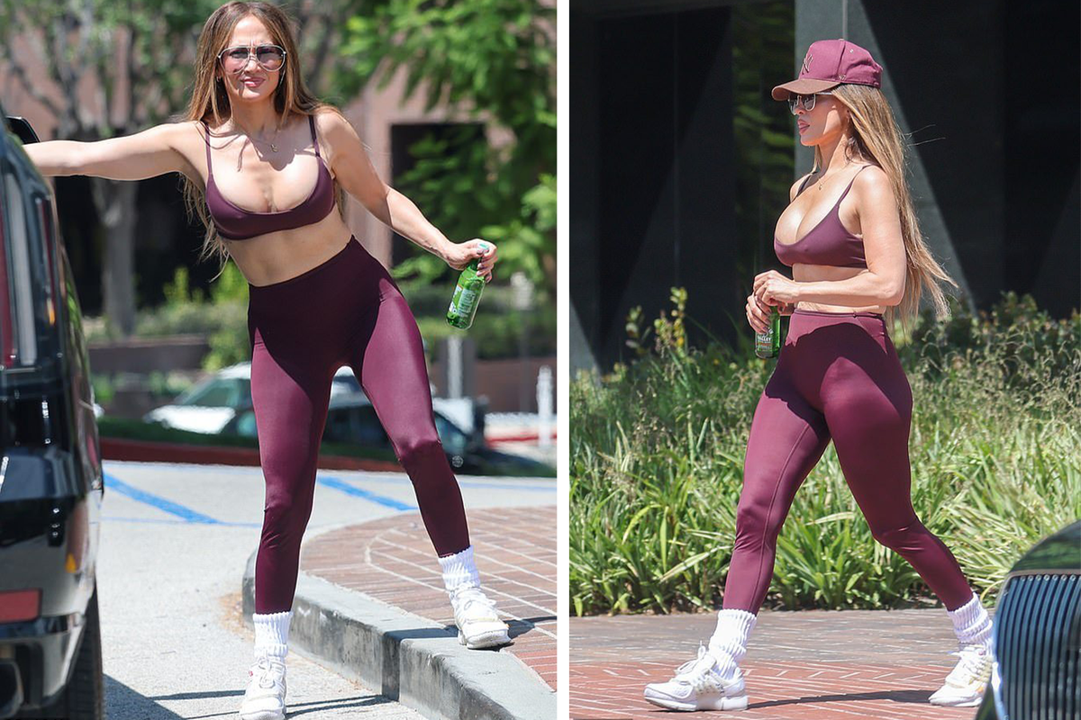 57 yaşındaki Jennifer Lopez’in fiziğini gören dönüp bir daha baktı!