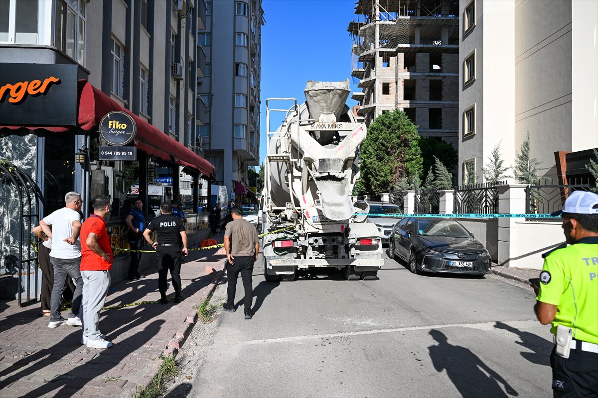 Adana'da Beton Mikseri Kazası: 1 Ölü