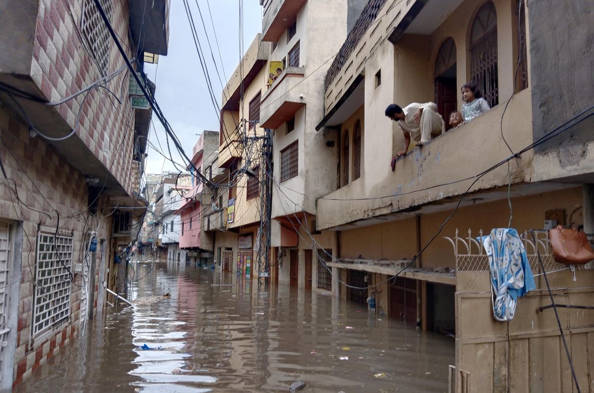 Rawalpindi'de Şiddetli Yağışlar Su Baskınlarına Yol Açtı