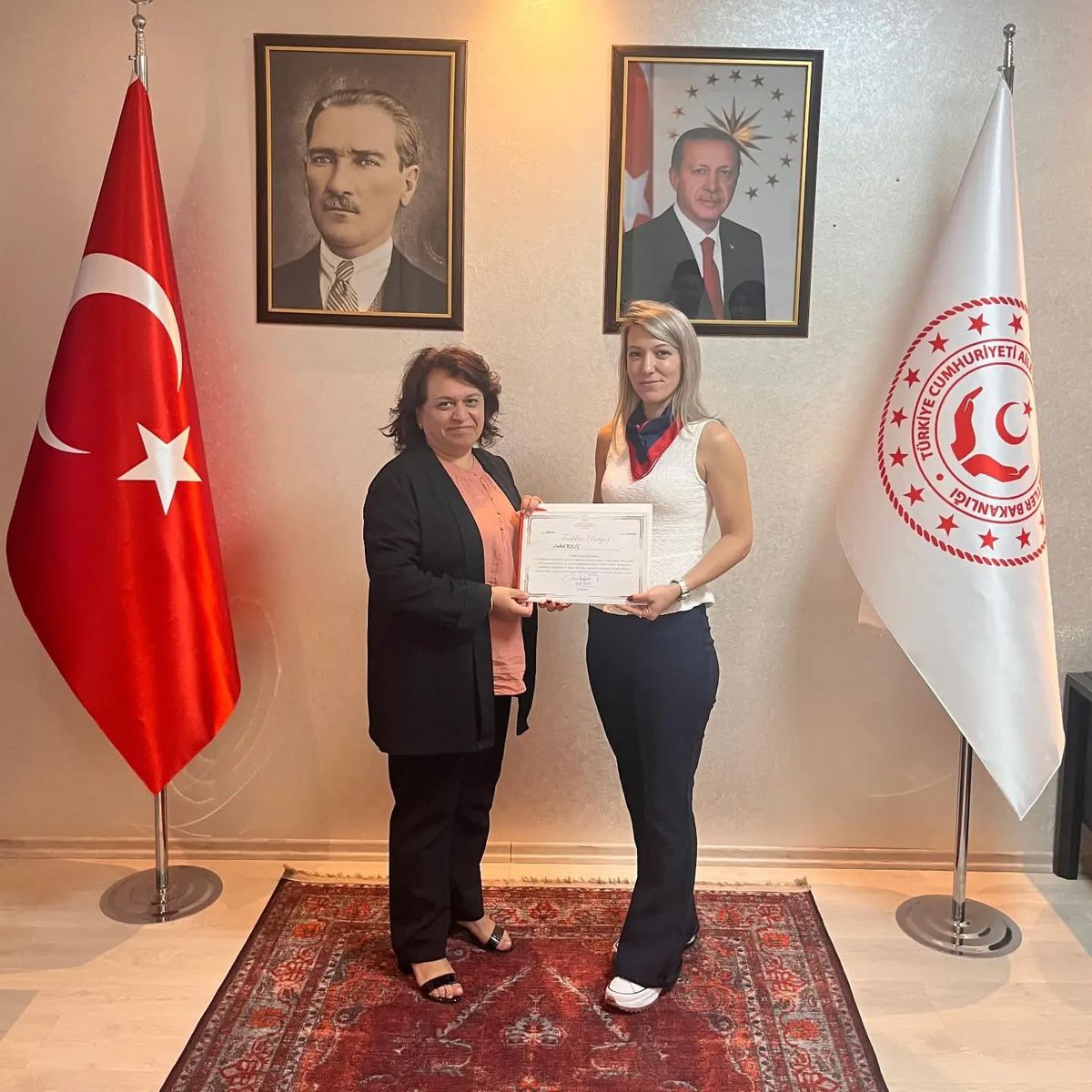 Bilecik'te Başarılı Personele Teşekkür Belgesi