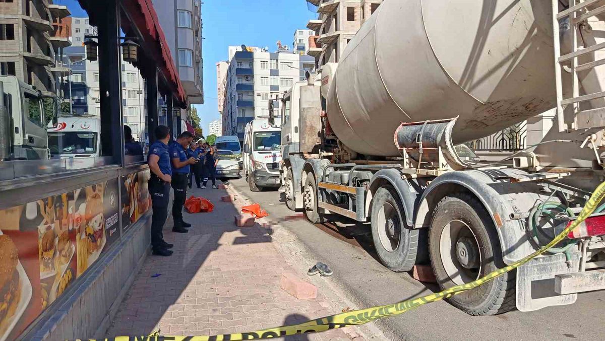 Adana'da Beton Mikseri Faciası: 1 Ölü