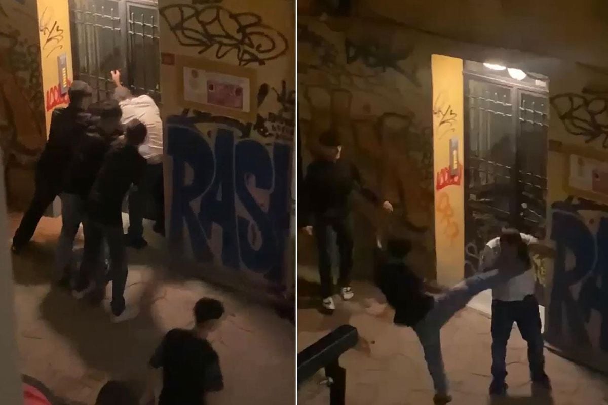 Babaları yaşındaki adamı darbedip telefon ve parasını gasp ettiler