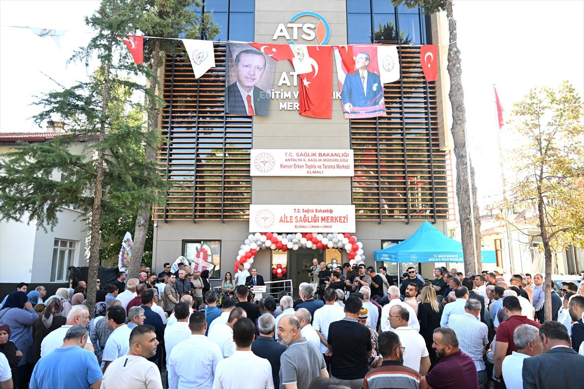 Elmalı'da Sağlık Merkezi ve KETEM Hizmete Açıldı