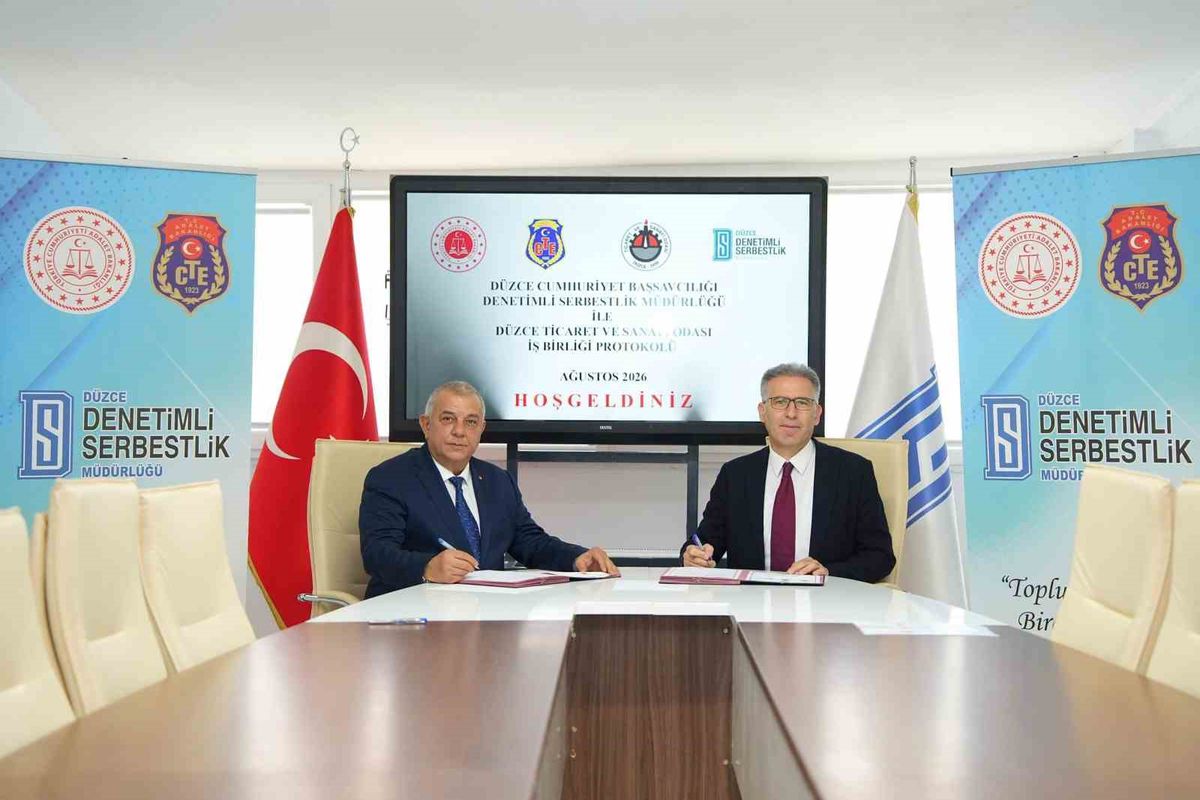 Düzce'de Eski Hükümlü ve Yükümlüler İçin İş Birliği Protokolleri