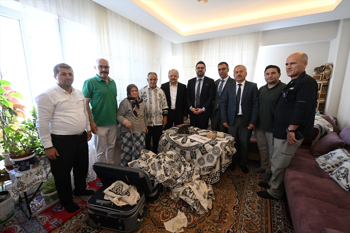 Vali Dallı, Yaşayan İnsan Hazinesi Usta Kızılkaya'yı Ziyaret Etti