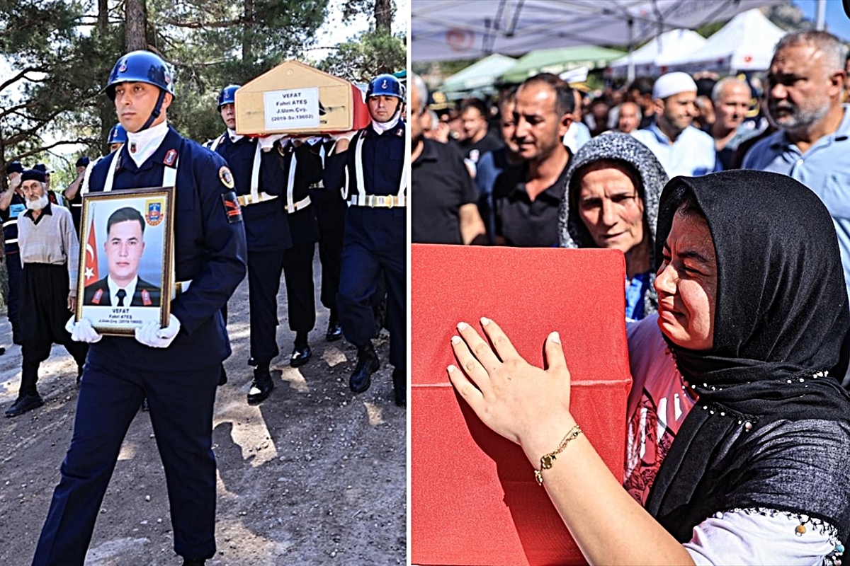 Gemi faciasında ailesi için kendini feda etti! Kahraman jandarma uzman çavuşa acı veda