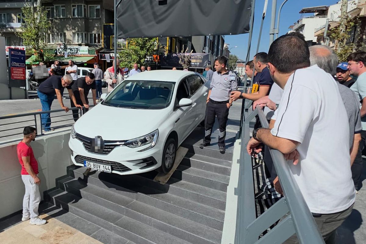 Yok böyle kaza: Gören dönüp bir daha baktı