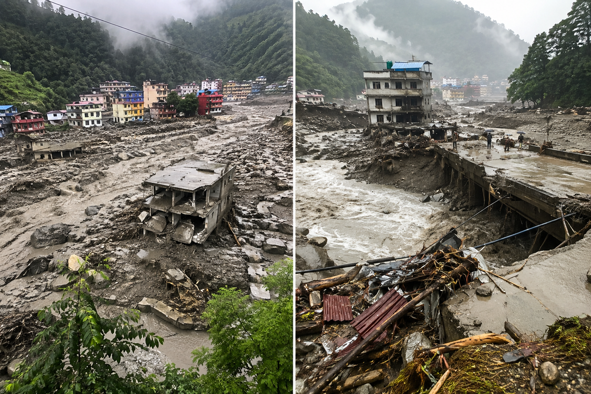 Nepal'de sel felaketi: Can kaybı 1114'e yükseldi