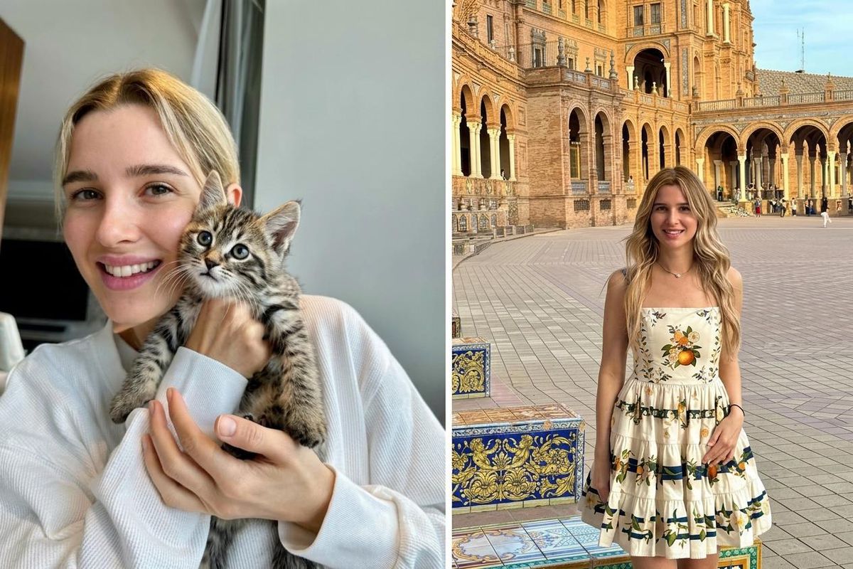 Pınar Sabancı’nın kedisi öyle bir şey yaptı ki! gören şaştı kaldı