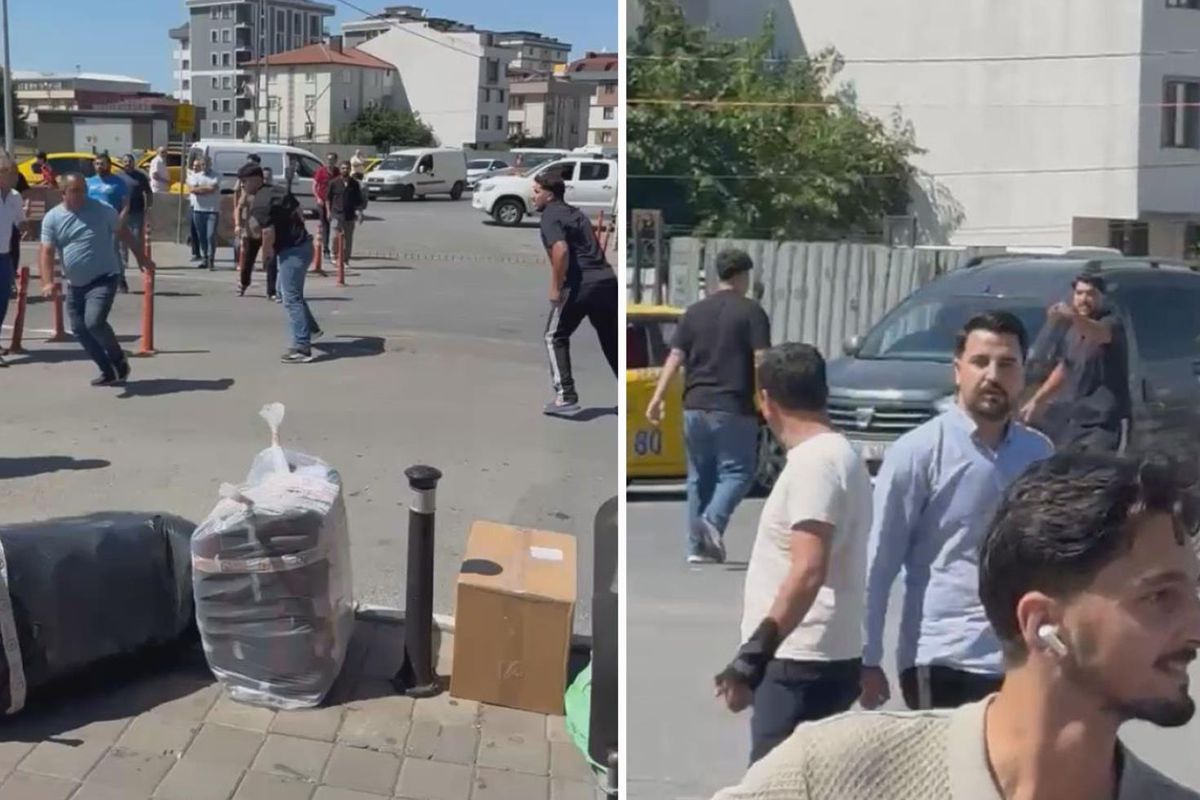 Sultanbeyli'de korsan taksi kavgasında 2 taksici bıçaklandı