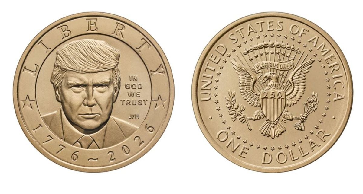 Trump Portreli 1 Dolarlık Özel Madeni Paralar Satışta