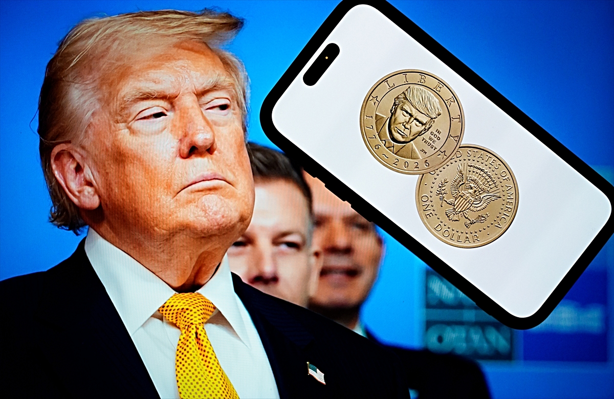 Trump’lı 1 Dolarlık Madeni Para Satışa Çıktı