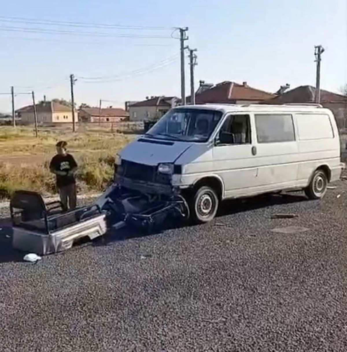 Aksaray'da Minibüs-Moped Kazası: 3'ü Çocuk 5 Yaralı