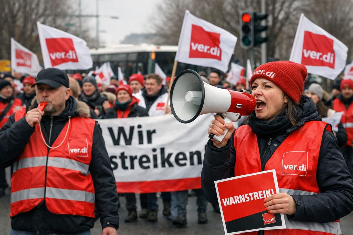 Hamburg Limanı'nda 48 Saatlik Uyarı Grevi