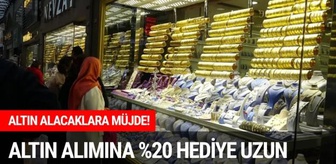 Altındaki Düşüşün Ardından Alım Yapacaklara Yüzde 20 Hediye
