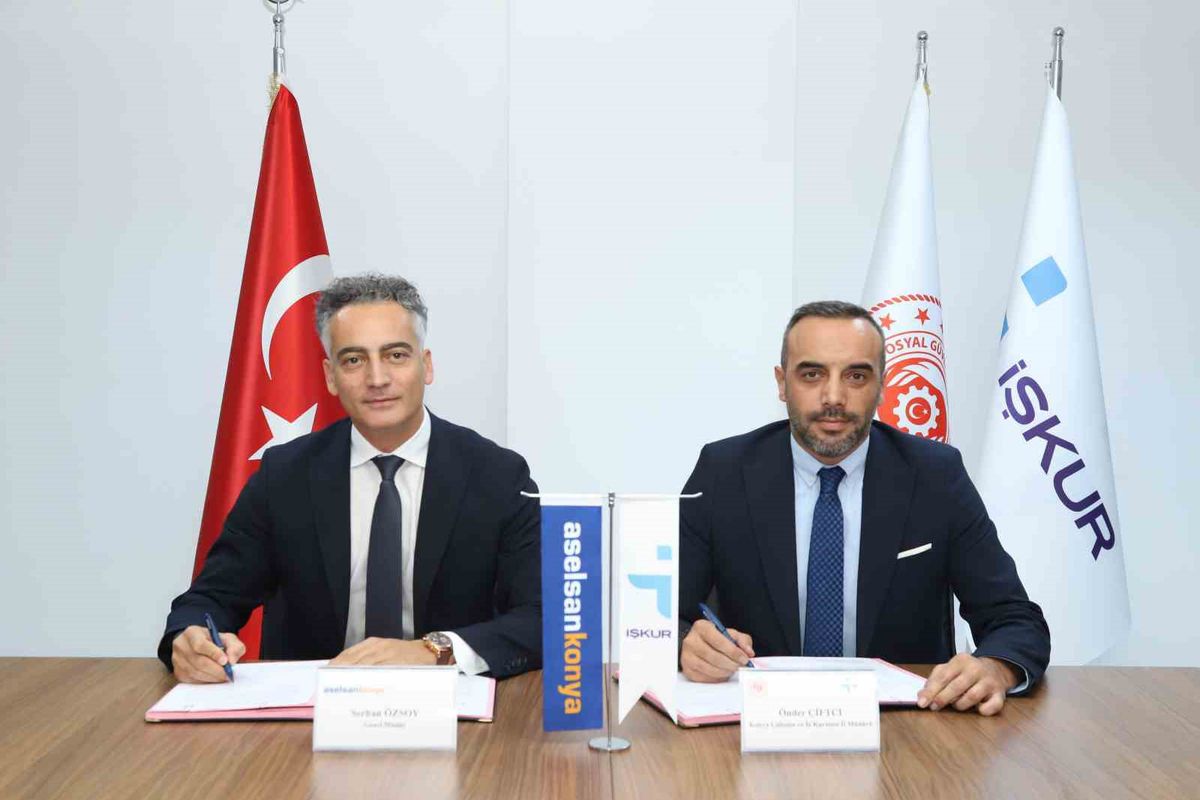 Aselsan Konya ve İŞKUR'dan gençlere işbaşı eğitim protokolü