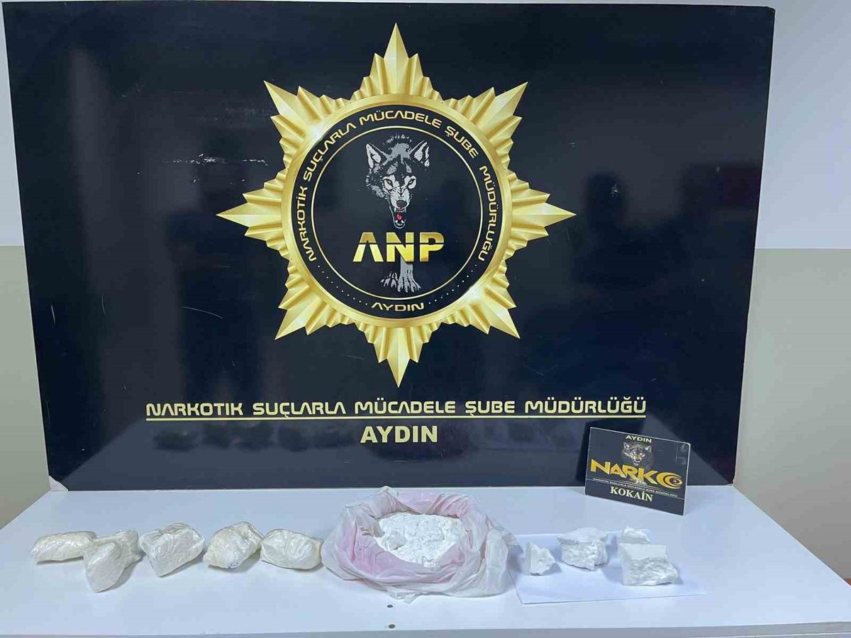Aydın’da uyuşturucu operasyonu: 2 kilo 889 gram kokain ele geçirildi