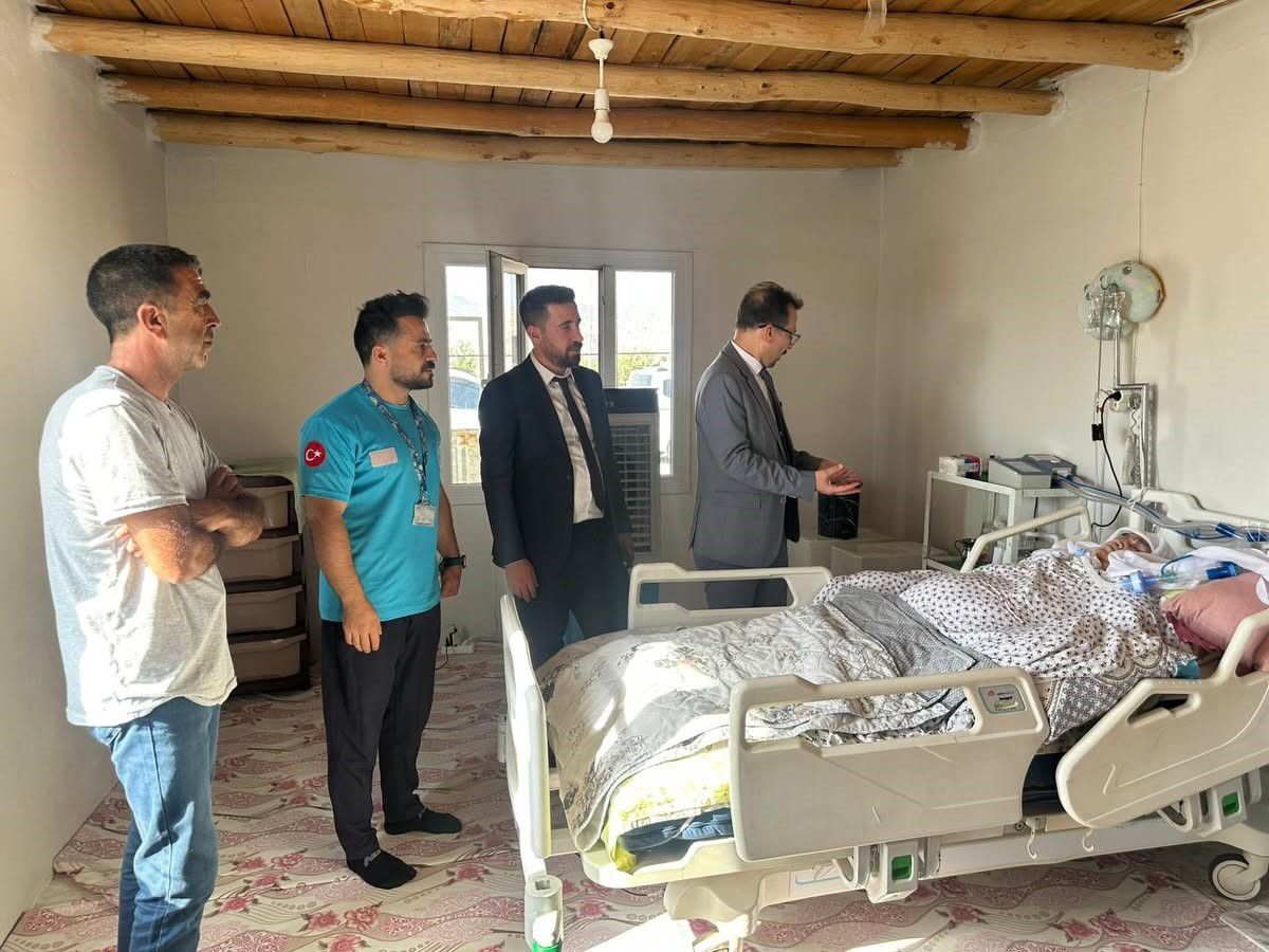 Cizre’de başhekimler evde sağlık hizmetlerinden yaralanan hastaları yalnız bırakmadı