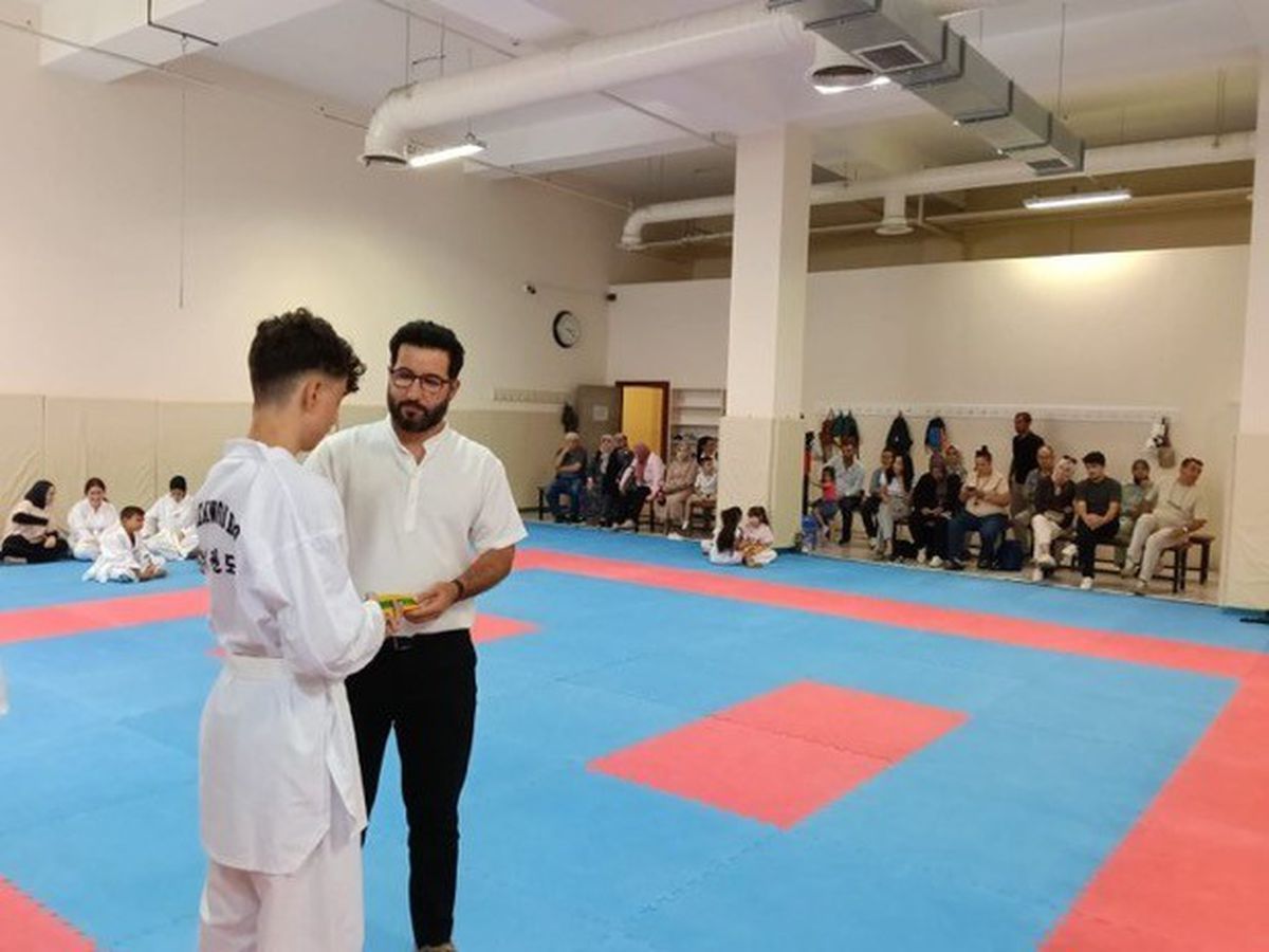 Çocuk Evleri Sitesi'nde Muhammed Ali'ye Sarı-Yeşil Kuşak
