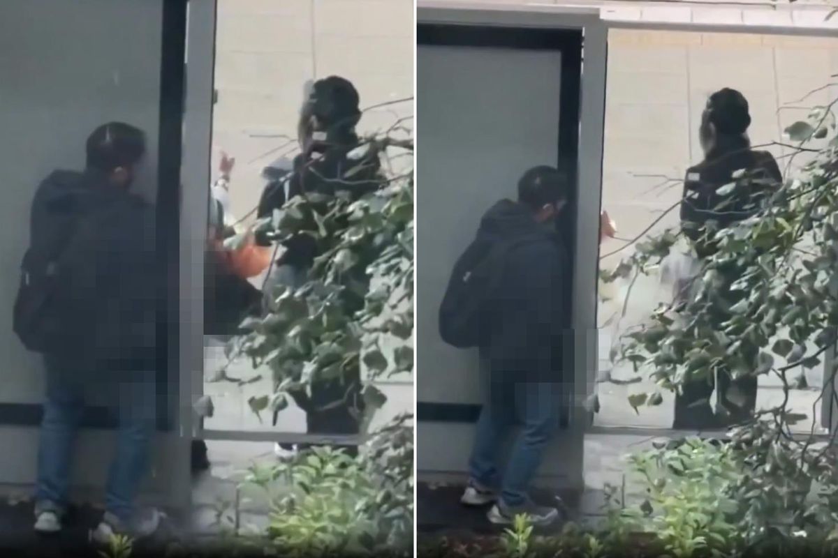 Durak mide bulandıran görüntü! Polis her yerde onu arıyor