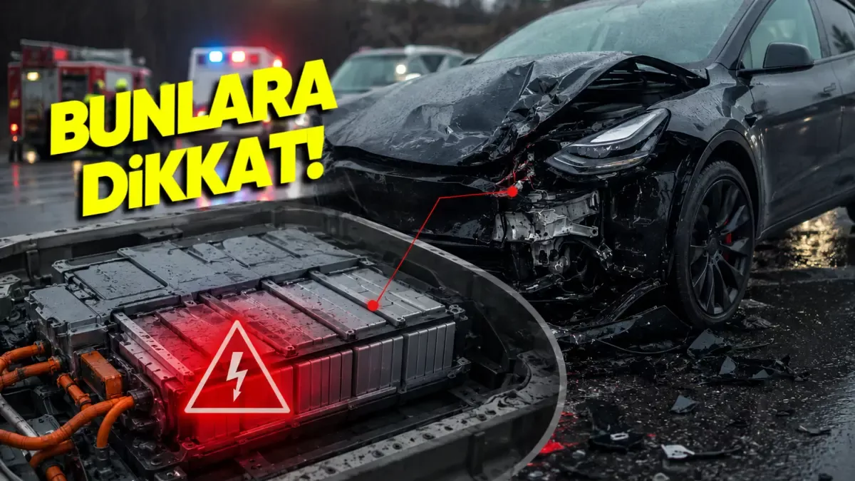 Elektrikli Araçlarda Kaza Sonrası Gizli Tehlike: Batarya Yangınları