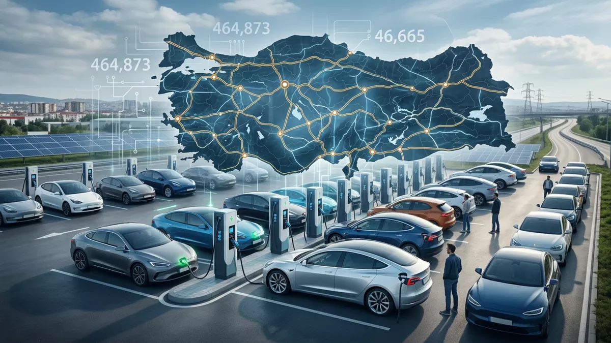 Elektrikli Araç Sayısı 464 Bin 873'e Ulaştı, Şarj Altyapısı Yetersiz Kalıyor