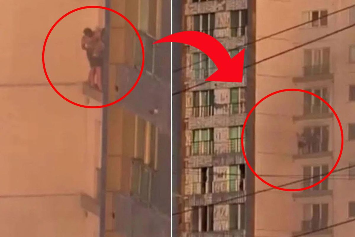 Esenyurt'ta sitede yangın paniği: Baba ve oğlu camın önüne çıkarak kurtarılmayı bekledi