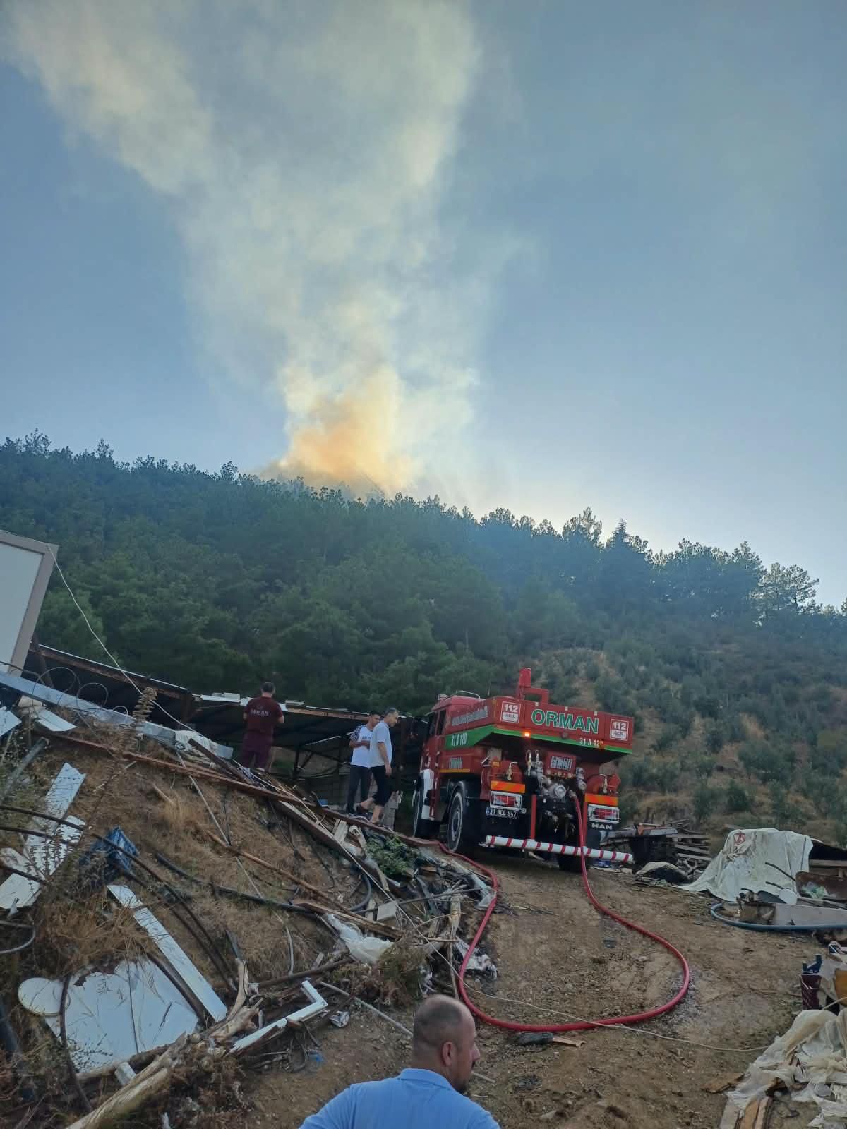 Hassa'da Orman Yangını Kontrol Altına Alındı
