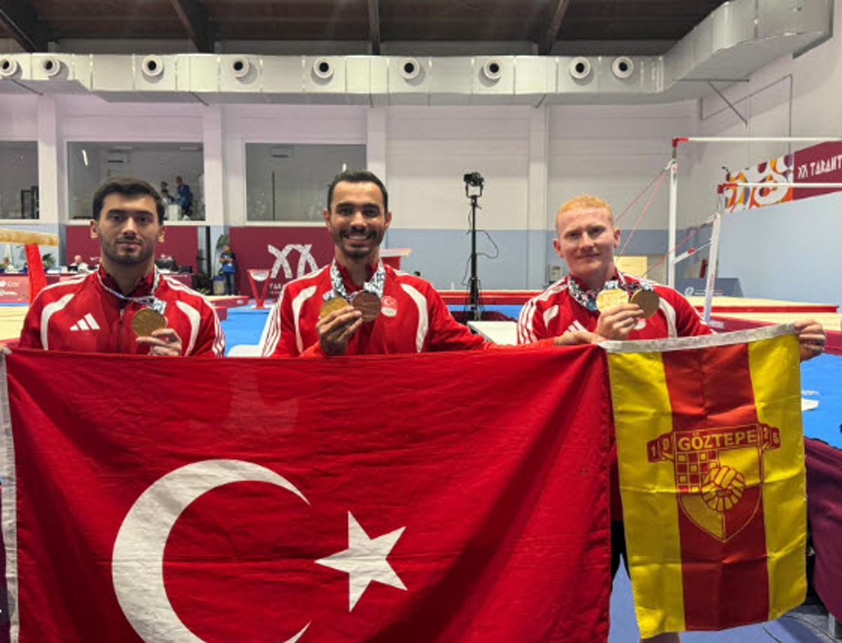 İzmirli cimnastikçilerden Akdeniz Oyunları'nda madalya yağmuru