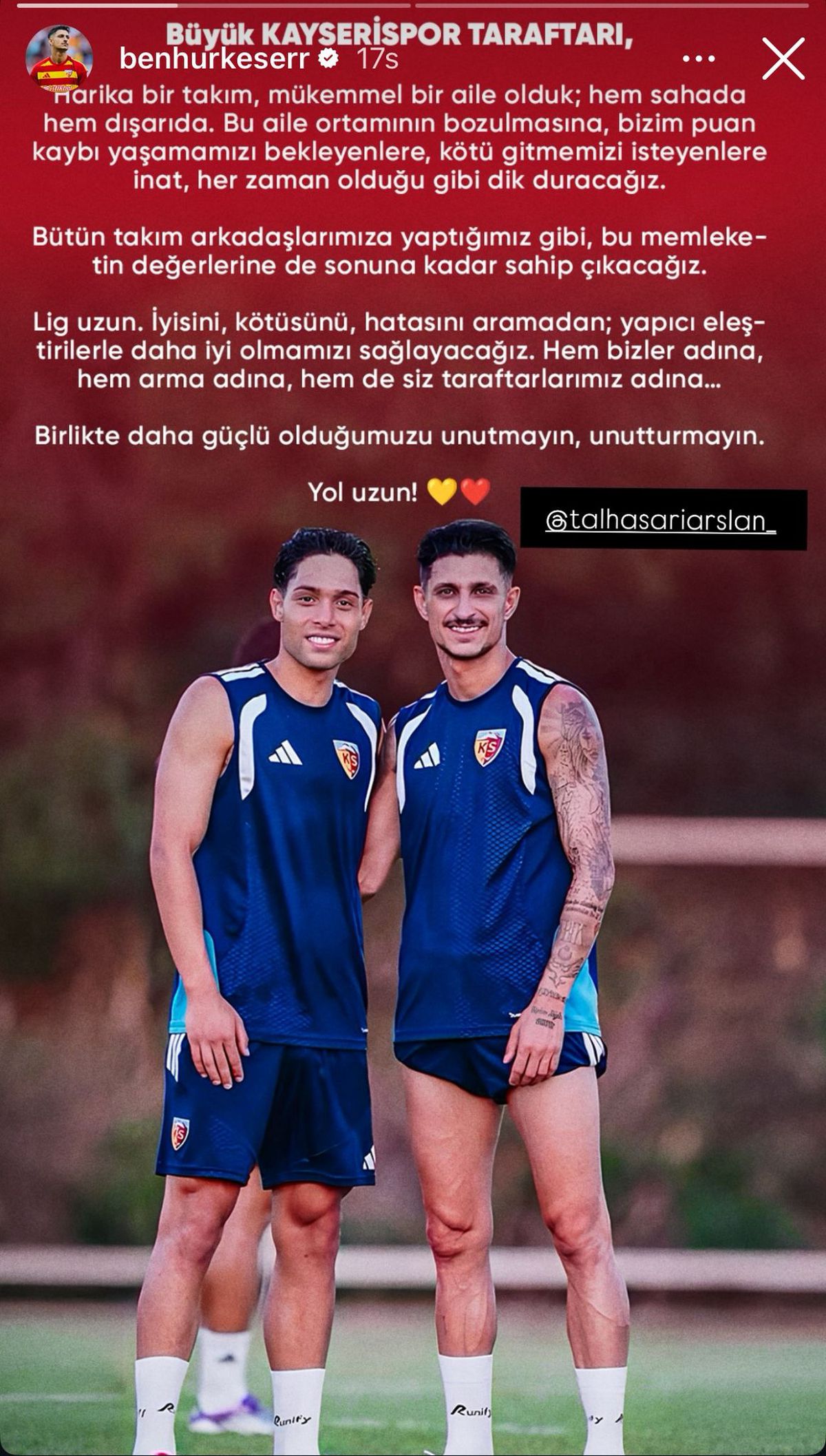 Benhur Keser: Bu aile ortamının bozulmasına inat dik duracağız