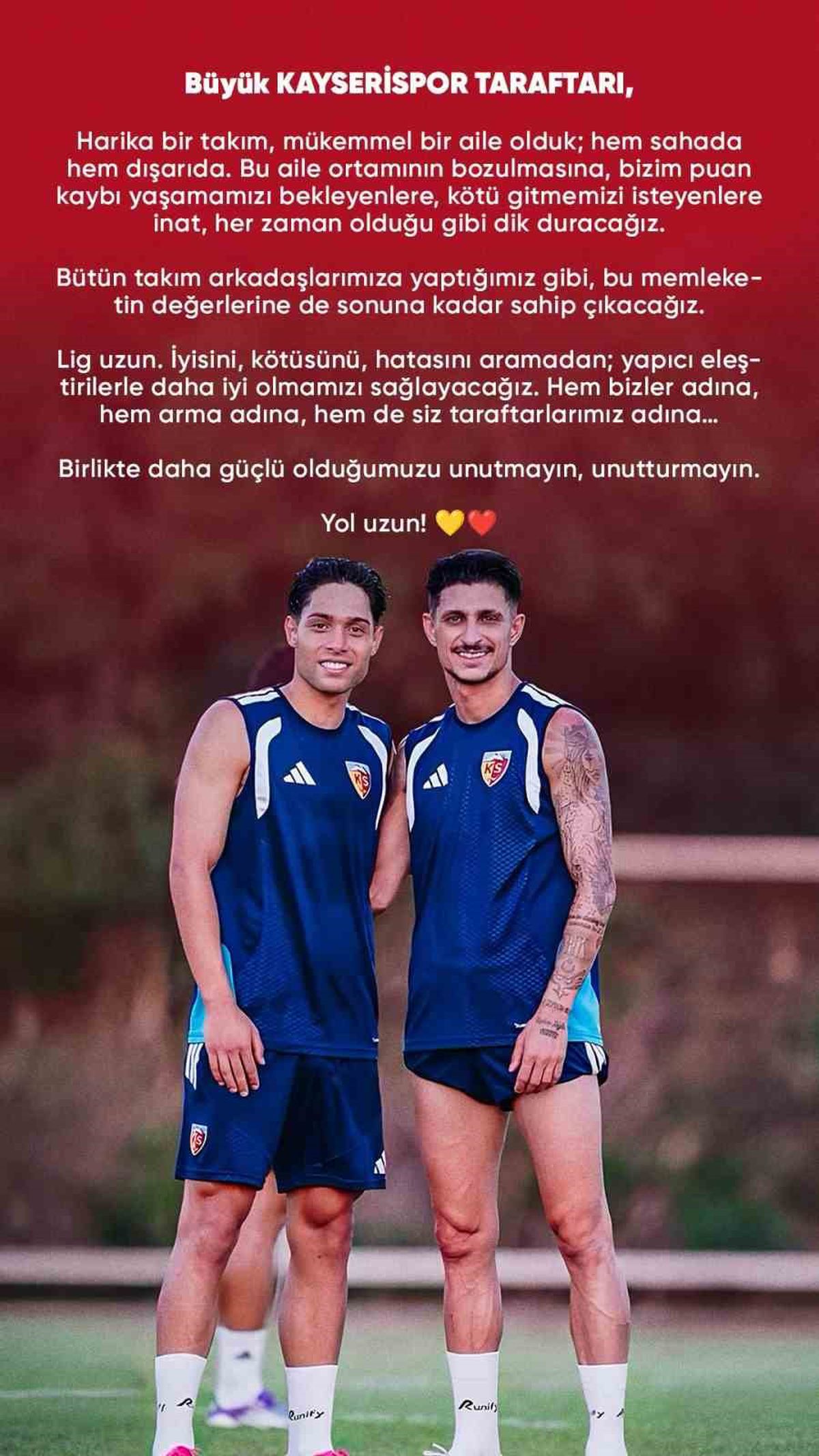 Benhur Keser'den Talha Sarıarslan'a Destek