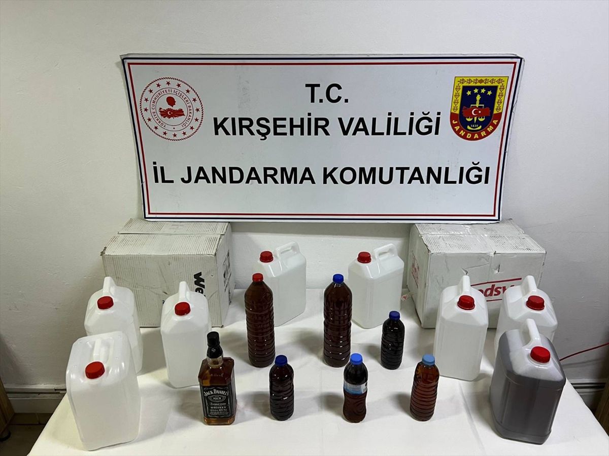 Kırşehir'de Sahte İçki Operasyonu: 1 Gözaltı